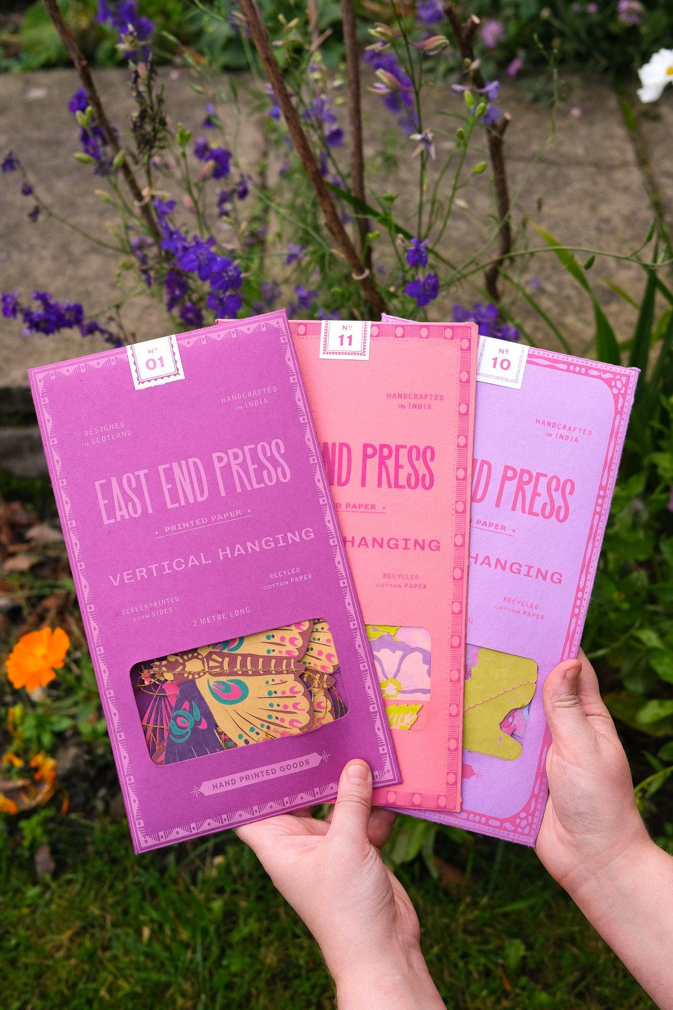 Butterfly Vertical Wall Hanging - by East End Press