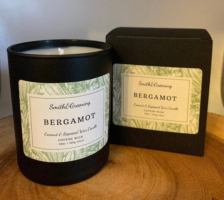 Bergamot Aromatherapy Candle: Small - by Smith & Greening
