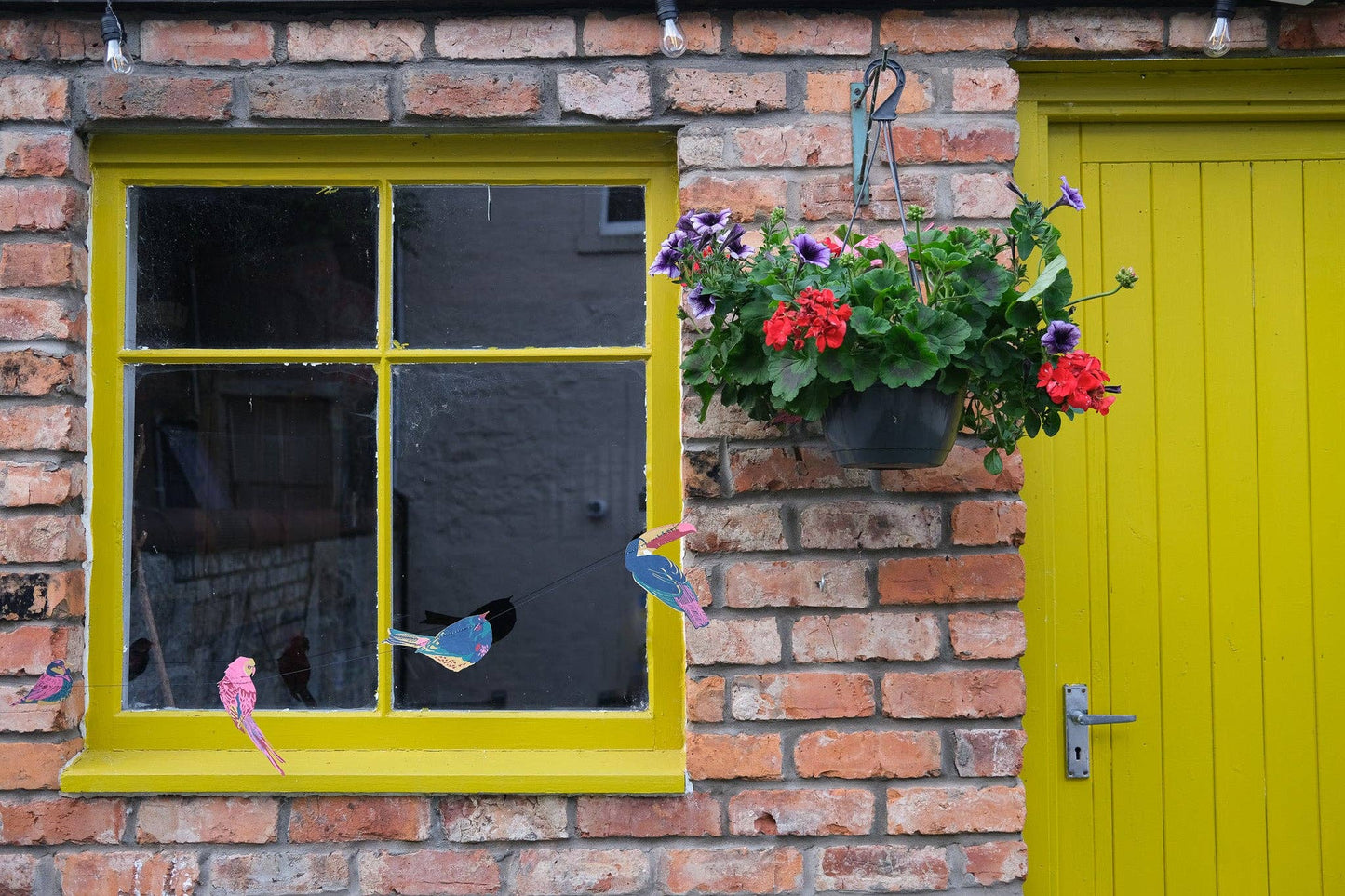 Tropical Birds Sewn Garland - by East End Press