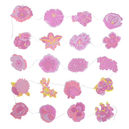Spring Garden Sewn Garland - by East End Press