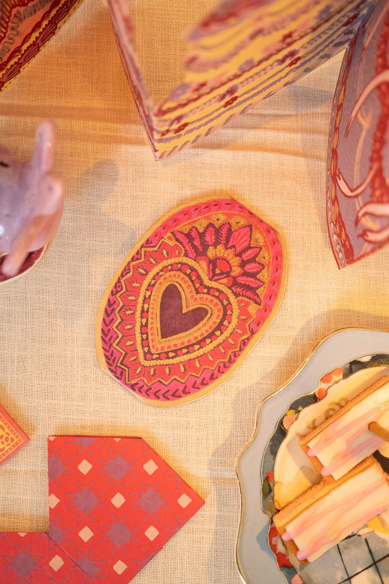 Heart of Feathers Greeting Card - by East End Press