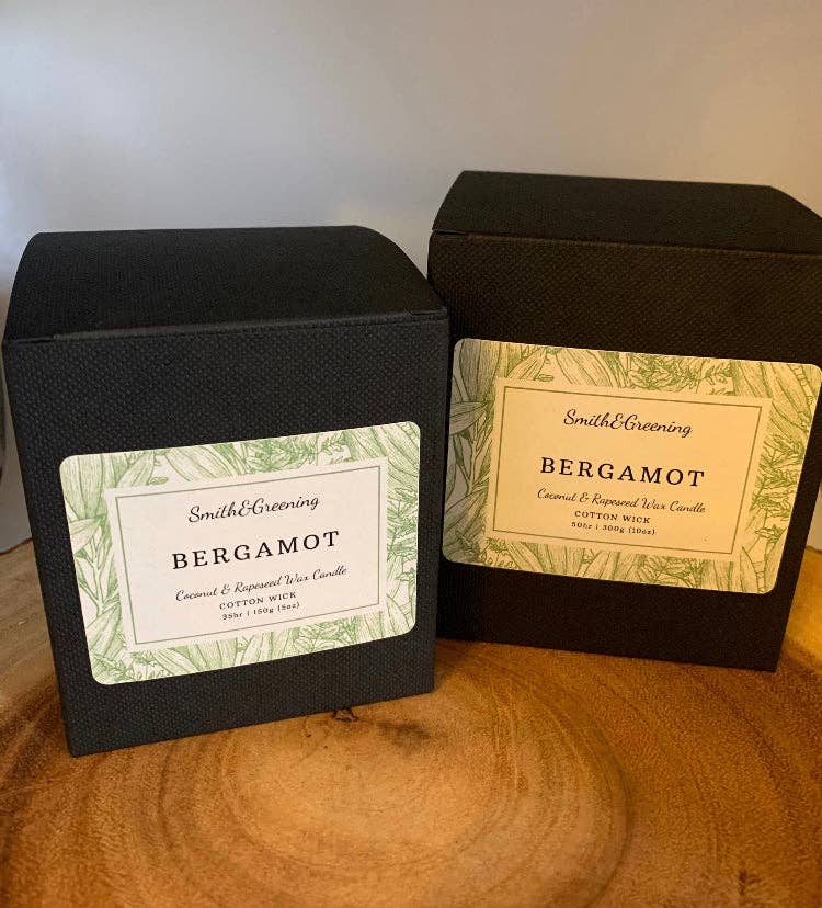 Bergamot Aromatherapy Candle: Medium - by Smith & Greening